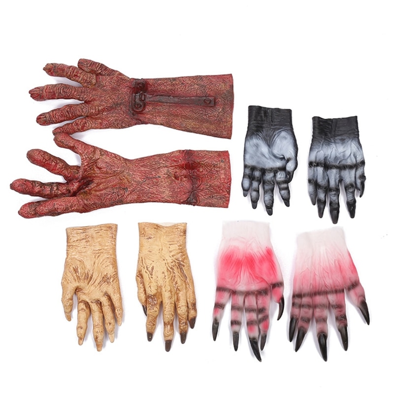 Scary Zombie Gloves