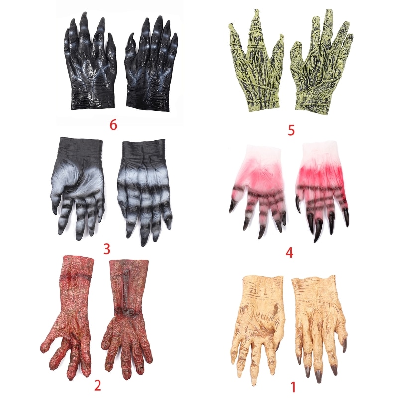 Scary Zombie Gloves