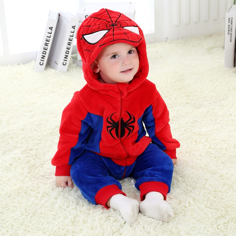 Baby Spiderman / Captain America Superhero